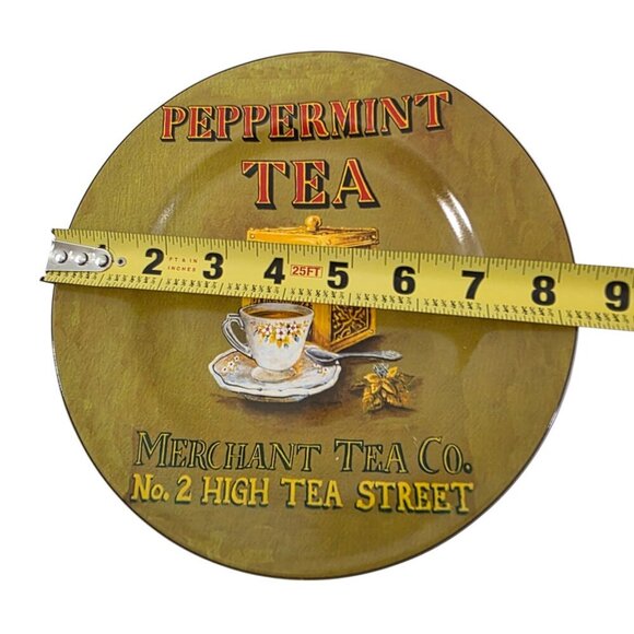 Sakura Tea Cups Design 8 ¼” Stoneware Salad Luncheon Plates – Set of 3 - Picture 6 of 16